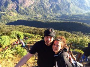 Airenomada en el Adam´s Peak, Sri Lanka