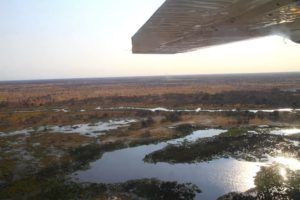 Volar el Delta del Okavango, Botswana