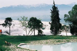 Pamukkale y sus piscinas blancas, Turquía