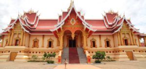 Wat Thatluang Neva, Vientián, Laos