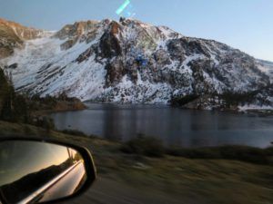 Carreteras de montaña hacia Yosemite