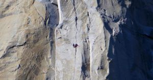 Escaladores en el Capitán, Yosemite, EEUU