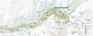 Mapa del Parque Nacional de Yosemite, EEUU
