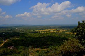 Vistas desde Sigiriya, Sri Lanka