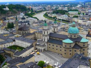 Vistas sobre la ciudad de Salzburgo