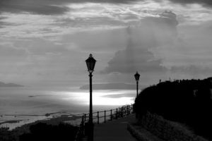 Vistas impresionantes del Gofo de Trapani desde el Castillo de Erice