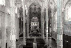 Interior de la Catedral de Lisboa