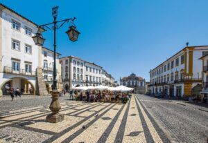 Plaza de Giraldo, Évora, Portugal