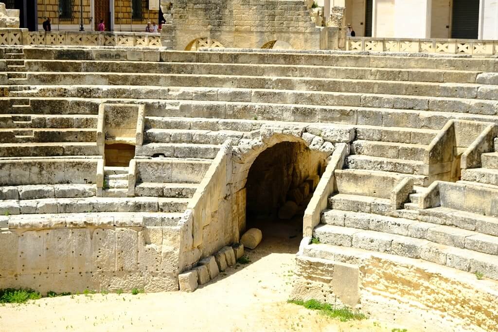 Anfiteatro romano de Lecce, Italia