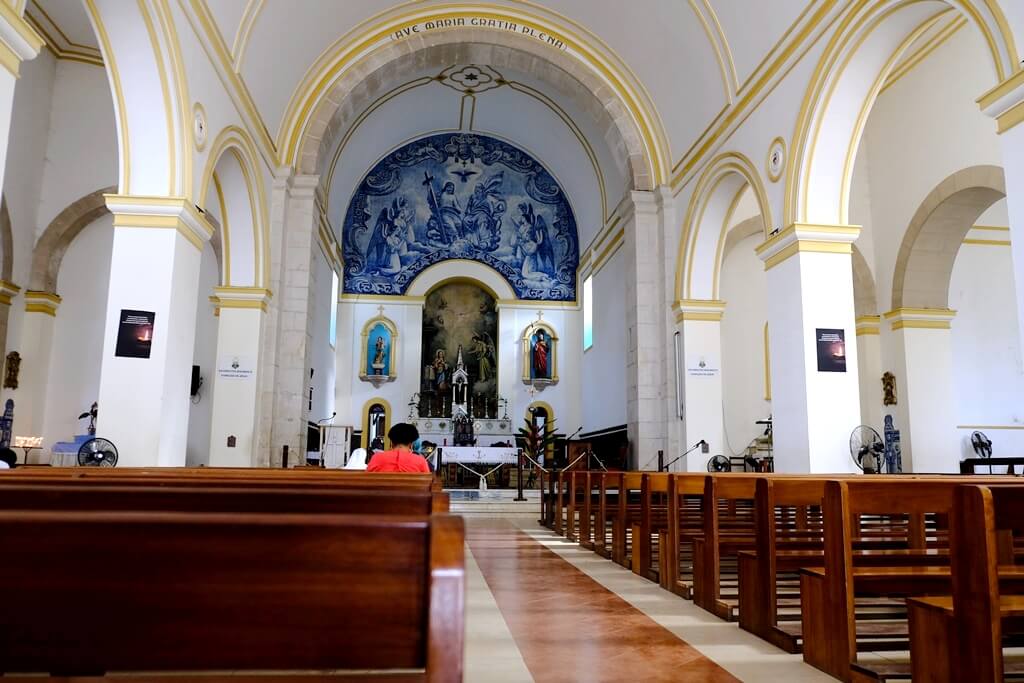 Interior de la Catedral de Nuestra Señora de Gracia en Santo Tomé