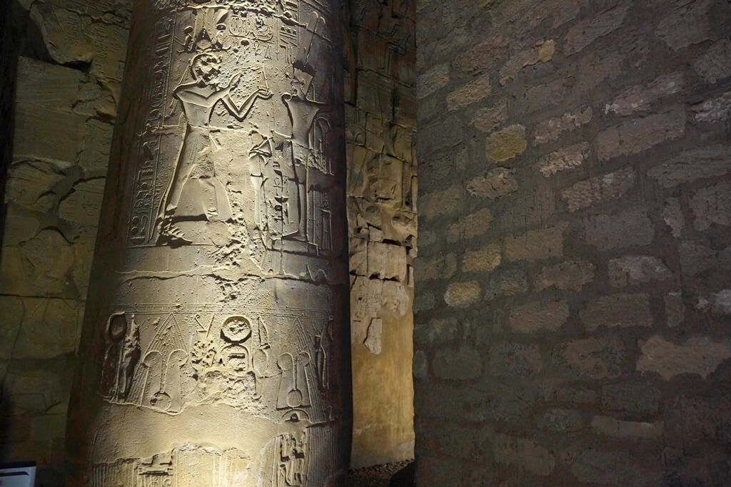 Interior del Templo de Luxor, Egipto Interior del Templo de Luxor, Egipto