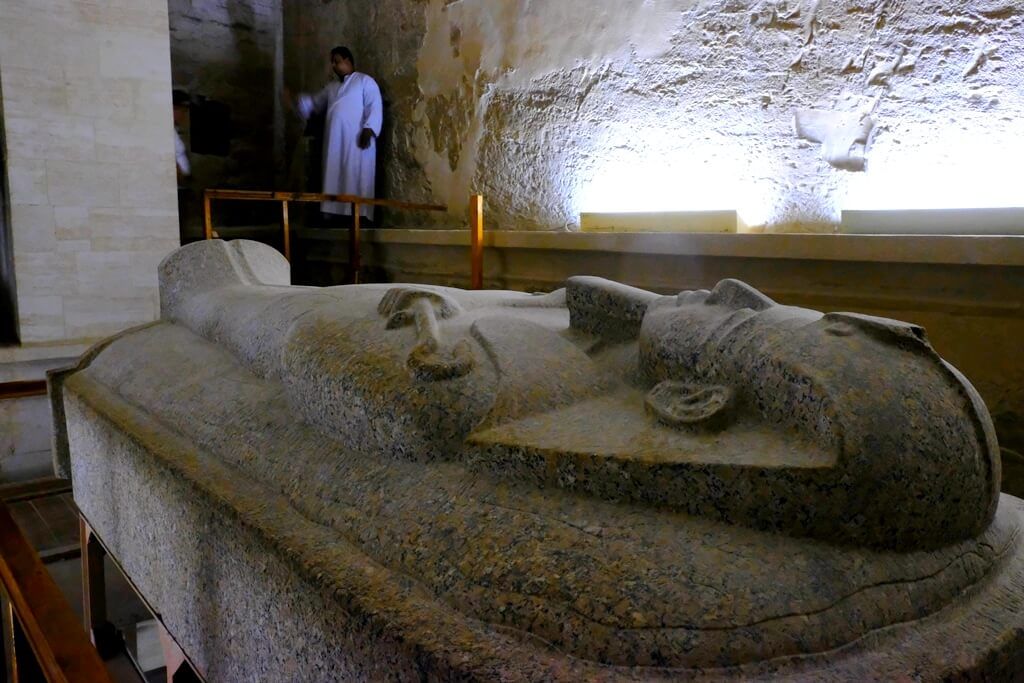 Interior de alguna de las tumbas del Valle de los Reyes, Luxor Interior de alguna de las tumbas del Valle de los Reyes, Luxor