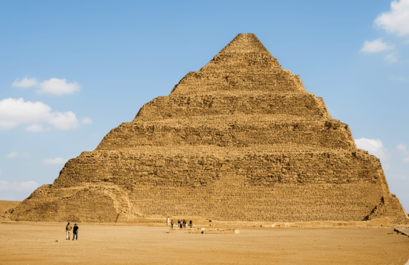 Lugar De La Pirámide Escalonada De Egipto