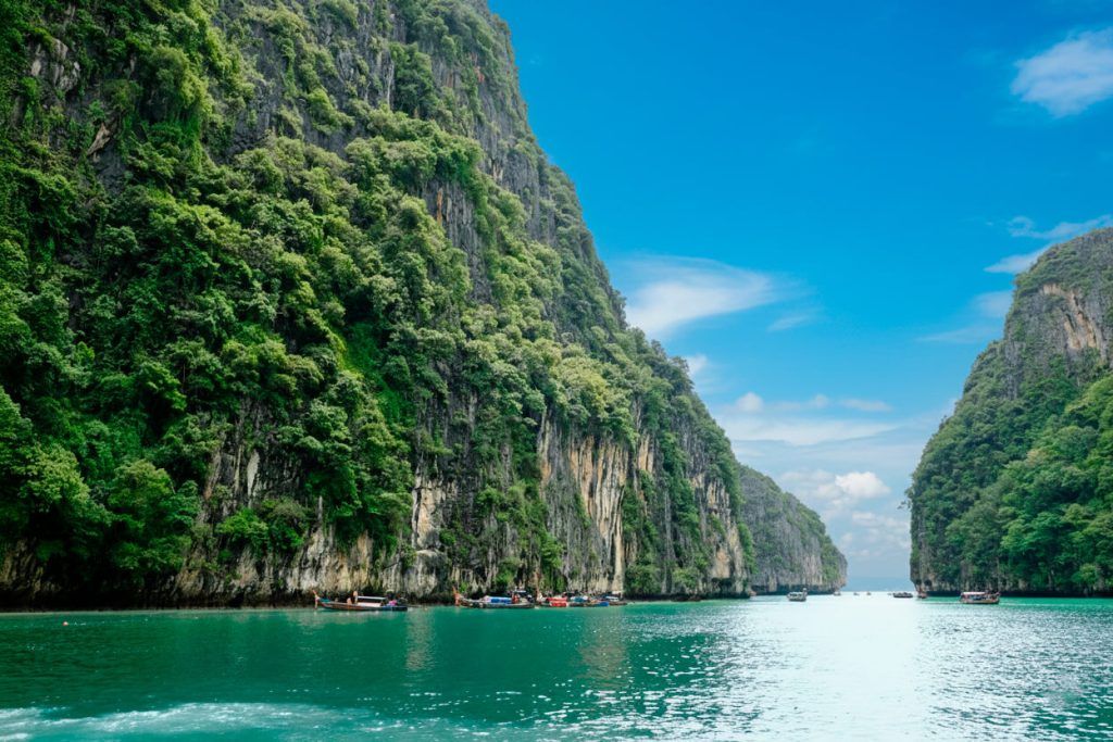Pi Leh Bay O Phi Leh Lagoon, lugar perfecto para un chapuzón