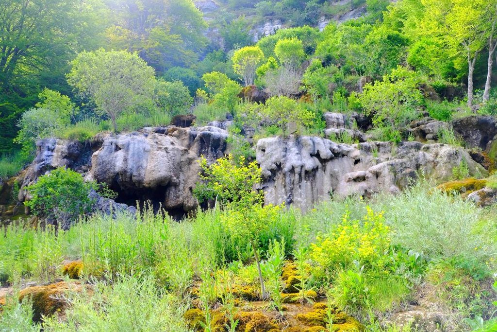 Sendero de la cascada de Covalagua