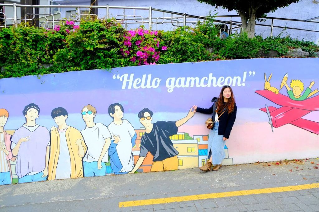 Murales en Gamcheon Culture Village 