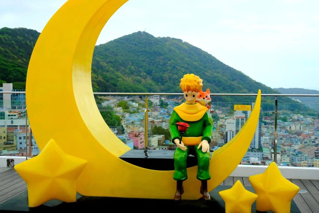 El Principito de Gamcheon Culture Village en Busan