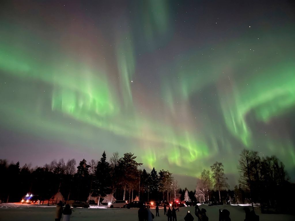  Aurora Boreal en Laponia, Finlandia