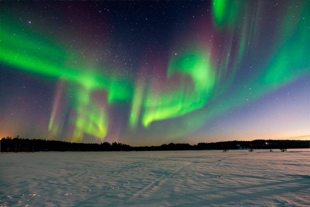  Aurora Boreal en Laponia, Finlandia
