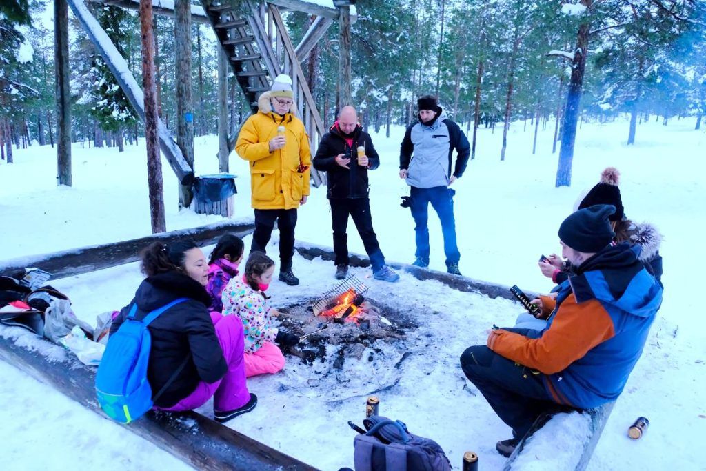 Laavu se pueden encontrar por todas las rutas de senderismo