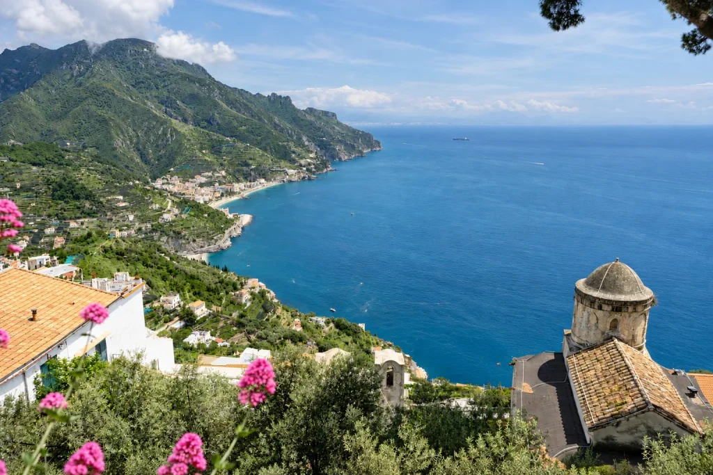 Vistas desde Villa Rufolo, Ravello Vistas desde Villa Rufolo, Ravello