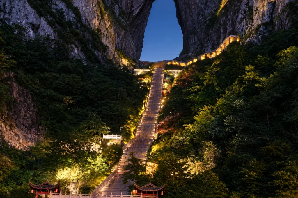 Tianmen Shan, la Puerta del Cielo de China Tianmen Shan, la Puerta del Cielo de China