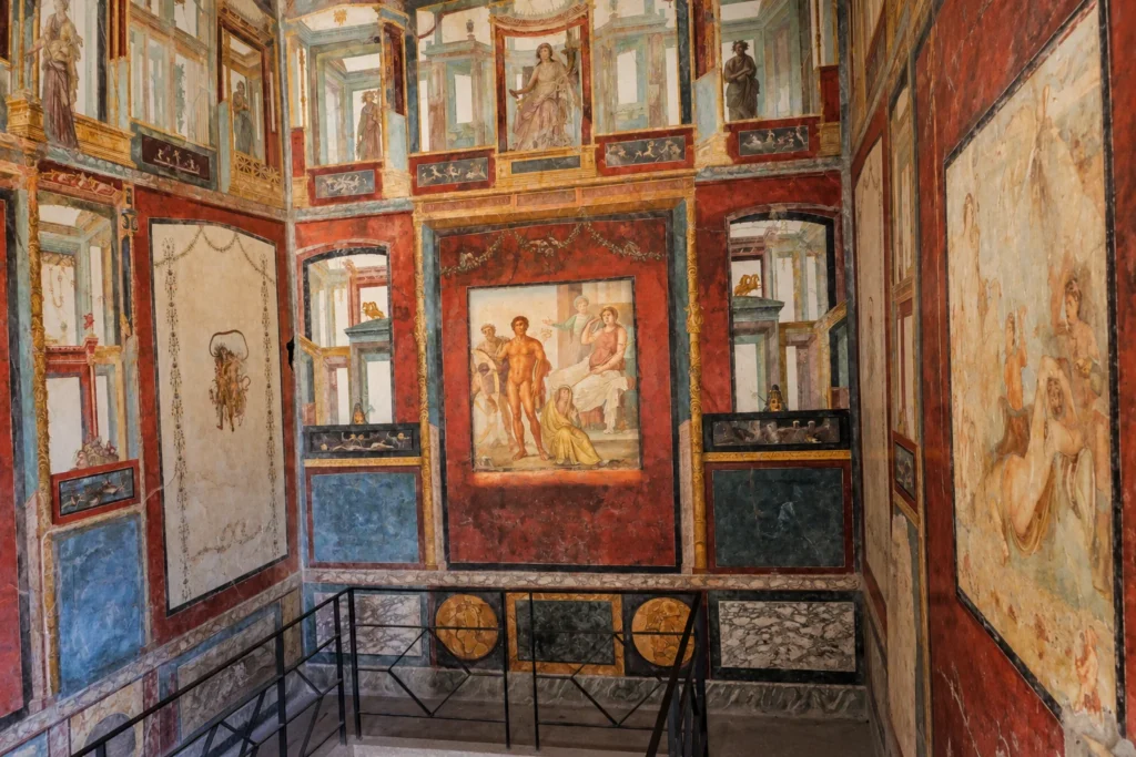 Casa de los Vettii, Capilla Sixtina de Pompeya Casa de los Vettii, Capilla Sixtina de Pompeya